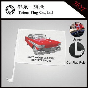 Popular Advertising Polyester Car Flags