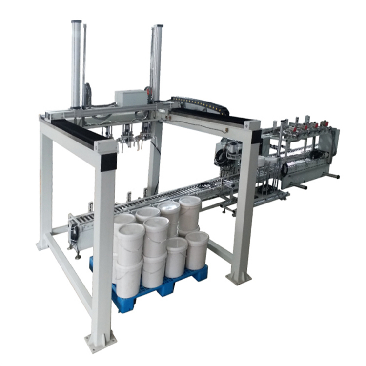 Commercial Palletizer Robots High Safety Level-Sustainable Stainless Steel Carbon New Wrapping Machines Farms Chemical Plastic
