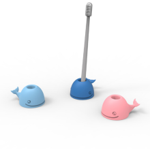 Wholesale Whale Bathroom Silicone Toothbrush Holder Stands