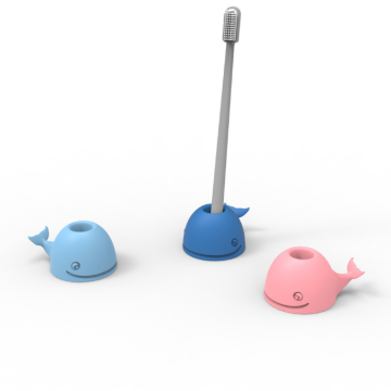 Wholesale Whale Bathroom Silicone Toothbrush Holder Stands