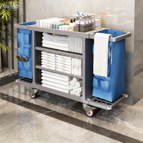 Hotel Housekeeping Linen Cart for Efficient Cleaning