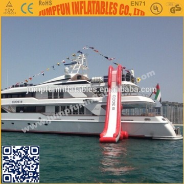 Custom Yacht Slide/Inflatable Cruiser Slide/Inflatable Boat Slide popular water slide for yacht