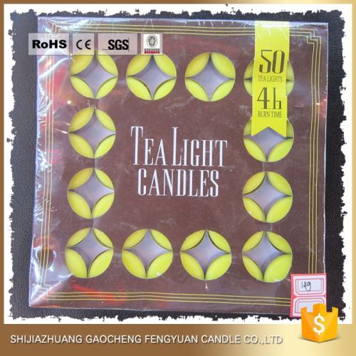 Fully stocked 8 hours tealight candles supplier