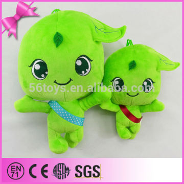 Foshan factory custom eco friendly toy stuffed leaf plush mascot