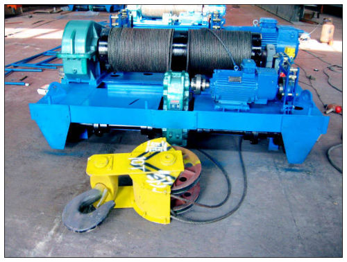 Winch Crab Electric Trolley Hoist For Heavy Industry 500 Ton
