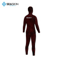 Traje de buceo de dos piezas personalizado de piel de mar 3,5 mm Cuerpo completo Betuis para adultos Puelo de pez spearfish sin cremallera