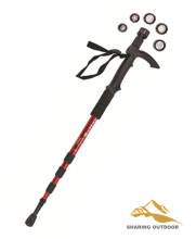 Walking stick with LED Flashlight