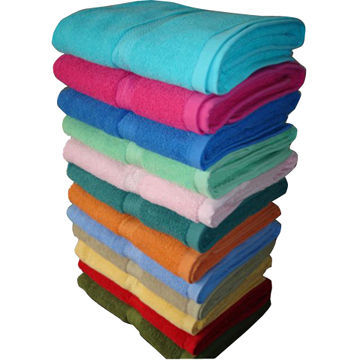 100% cotton towels, various colors are available
