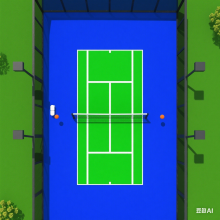 Cheap flooring specifically for pickleballs