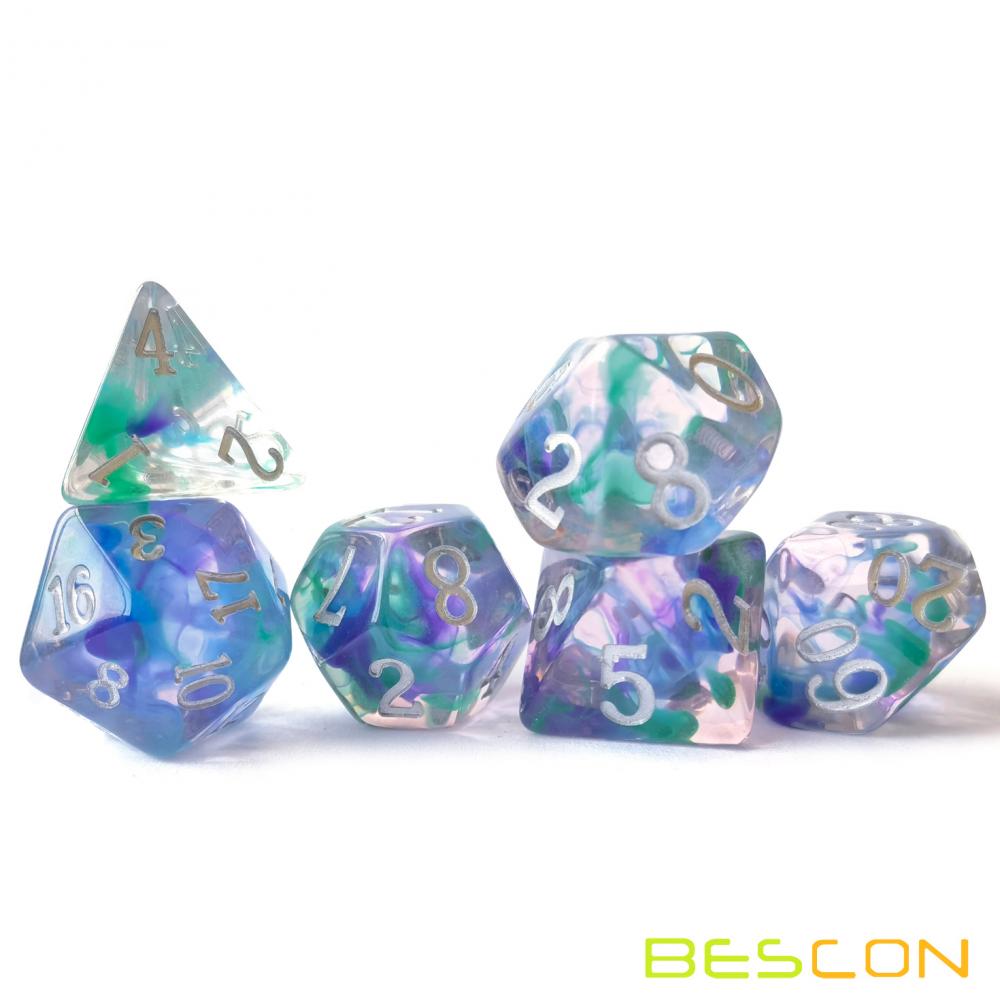 Customized Nebula Dice RPG -Set, alle verschiedenen Farben verfügbar