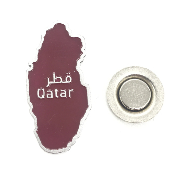 Qatar National Day Magnetic Pin: A Unique Gift Idea for Map Lovers
