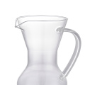 صب فوق صانع القهوة البورسليكات الزجاج carafe