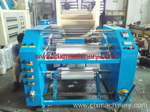 500mm full auto rewinding machine for stretch film