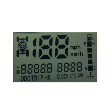 Custom Cheap TN Positive LCD Car Speedometer 5V