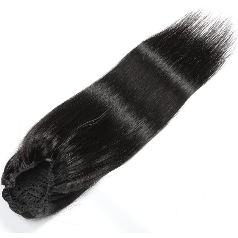 Wholesale Remy Long Wavy Ponytail Hair afro kinky curly Drawstring Ponytails Clip in Hairpiece Ponytail for Black women