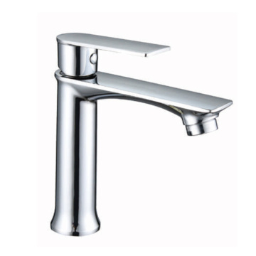 Bathroom Chromed Sink Faucets Single Handle