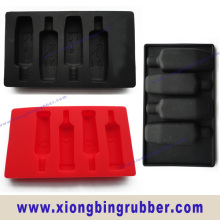 Bottle shape silicone ice mold