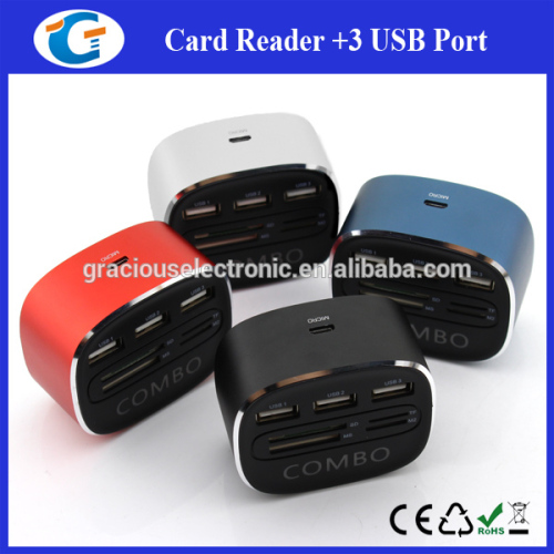 Mini size 3 port usb 2.0 display hub