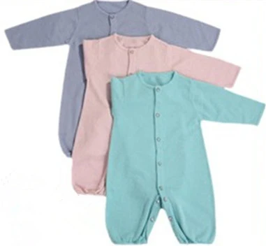 100% Cotton Long Sleeve Jump Baby Romper for Infant