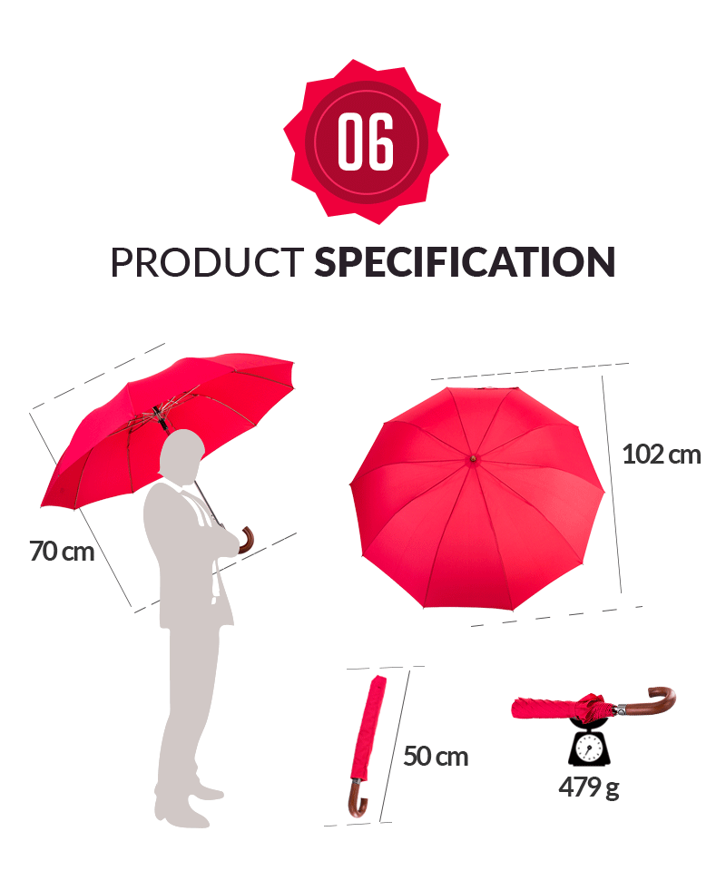damesparaplu houten handvat ladies umbrella wooden handle