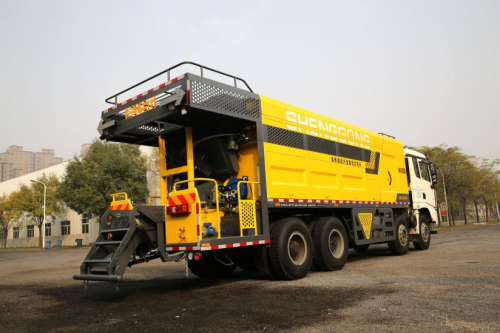 Bindmiddel Fiber Slurry Micro Surfacing Paver