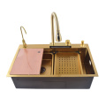 Designer Waterfall Sink with Inbuilt Water Purification