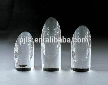 award crystal sliced cylinder crystal trophy different size column trophy