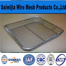 Rectangle stainless steel wire mesh baskets/storage baskets
