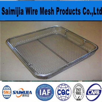 Rectangle stainless steel wire mesh baskets/storage baskets