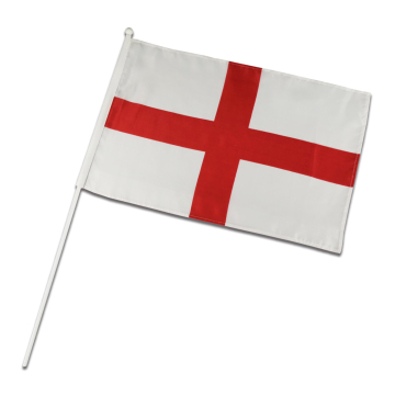 Promotion polyester England National Hand Flag with Sticker