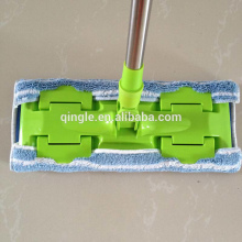 Microfiber fabric new design floor mop,cloth clamping flat mop