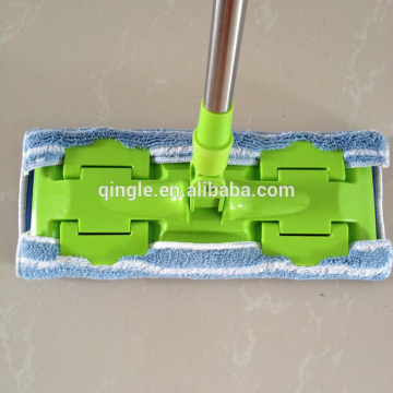 Microfiber fabric new design floor mop,cloth clamping flat mop