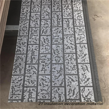 Fireproof textured decorative foam exterior wall panels