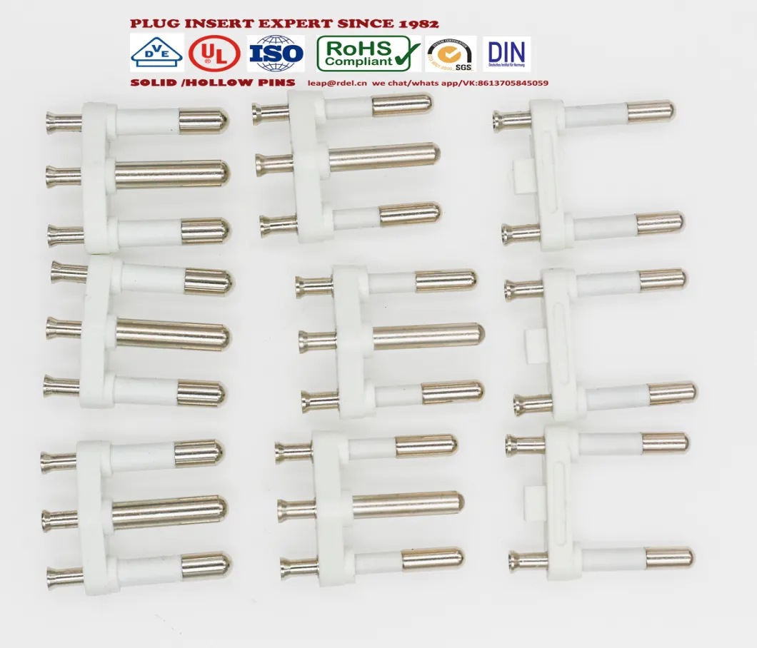 Inmetro Brazil Plug Insert Hollow 4.0mm 4.8mm