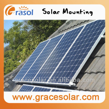 1kw pitched roof mounts, 10kw tile roof mounts, 100kw home solar mounts