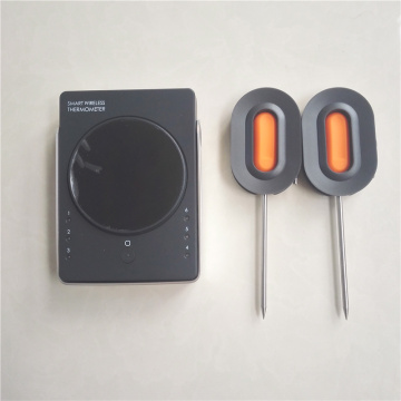 Ứng dụng thông minh Kỹ thuật số Bluetooth Nhiệt kế thịt không dây cho Lò nướng BBQ Nướng Hút thuốc lá Kamado