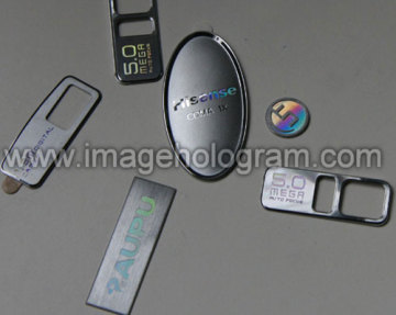 hologram metal label