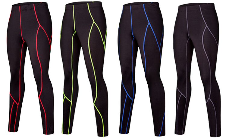 wholesale mens Gym pants high elasticity Spandex fitness clothing gym