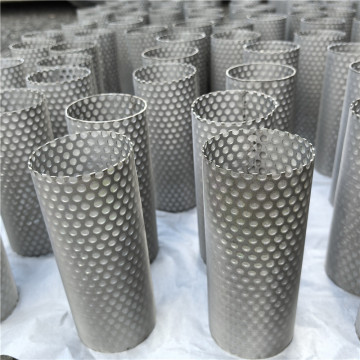 Customized SUS304 Perforated Mesh Cylinder Filter Tube