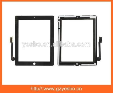 For iPad 3 Digitizer Screen Front Glass Panel Replacement