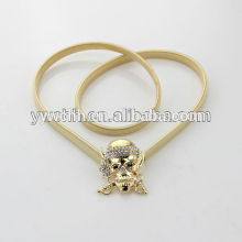 Skull head waist belt fashion girls waist belt
