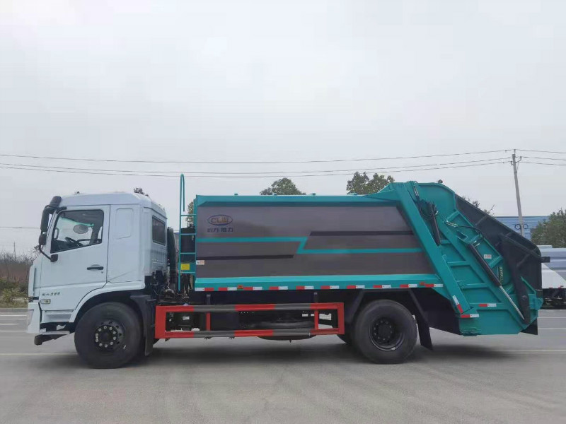 12ton Trash Compactor Compress Chretbish Bin Collection Trucks