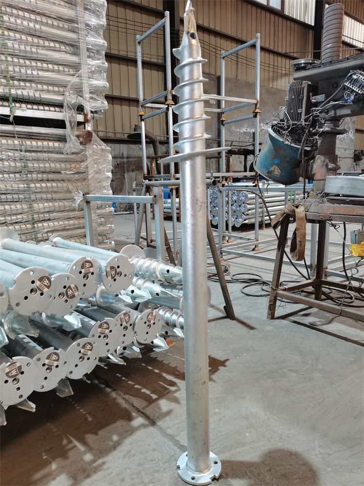 S 235 Galvanized Ground Screw Pile Ground Anchor