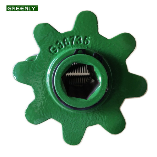 AA28276 Cradle กับ A36735 Sprocket สำหรับ John Deere