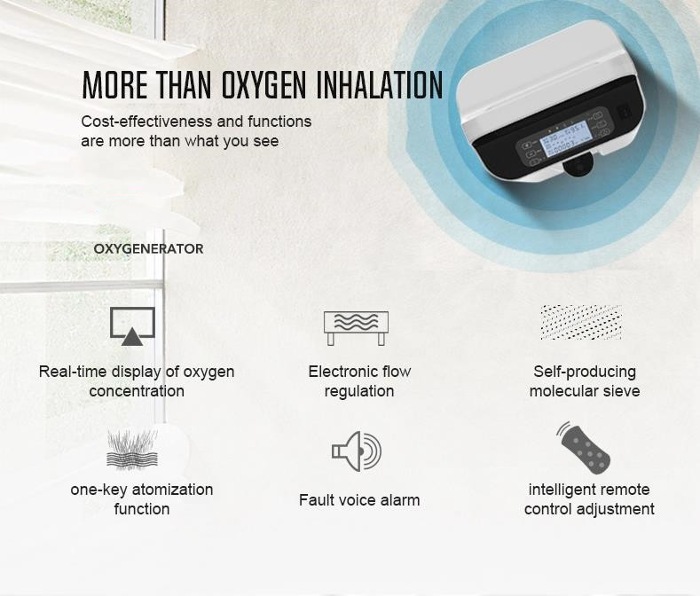 Medical 5L Oxygen Generator Concentrator Household Oxygen Generator Portable Oxygen Generator