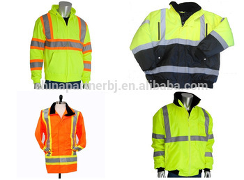 Reflective fluorescent work clothes