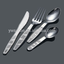 PS disposable plastic silver spoon
