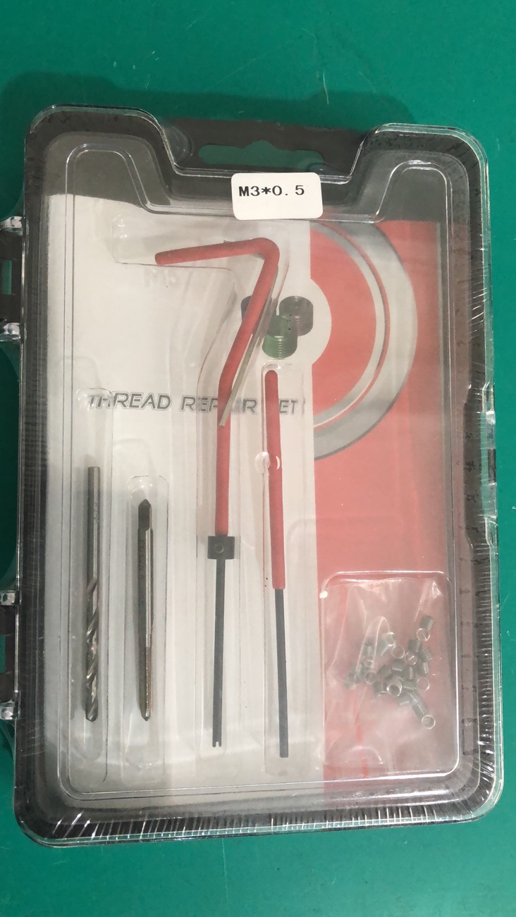 Hot Pin Internal Thread Repair Kit 3 * 0.5 Inch Customizable Plastic Wrenches