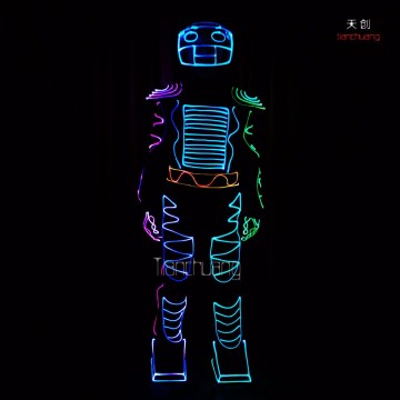 Robot costume maker led luminous clothing light up halloween costumes