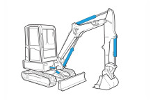 hydraulic cylinder for small excavator